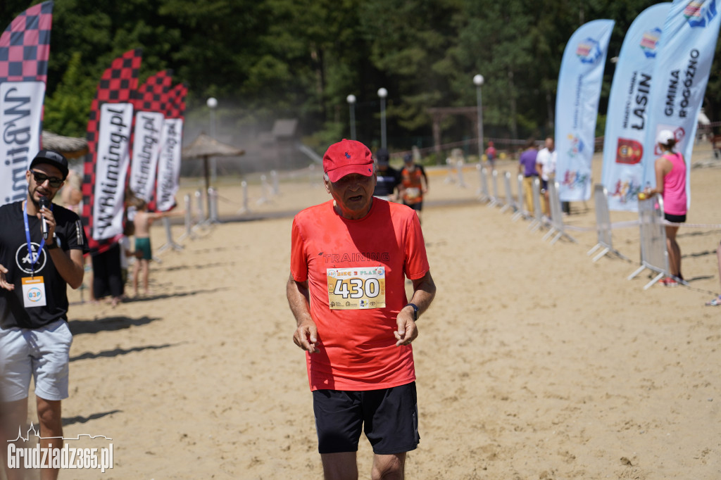 X Bieg 3 Plaż w Rudniku koło Grudziądza - zdjęcia na mecie