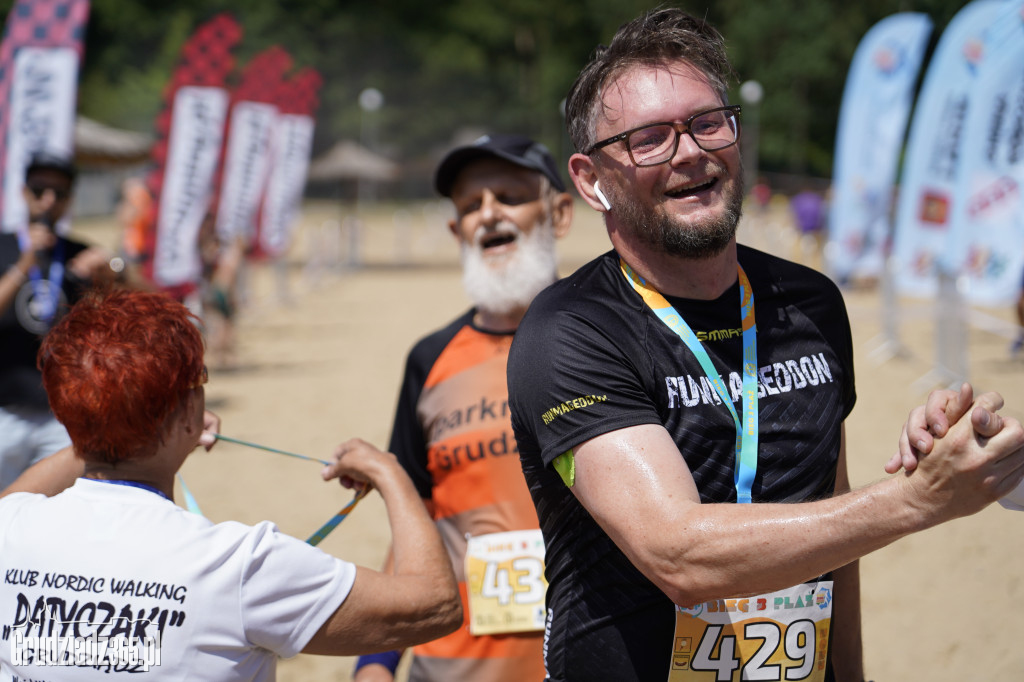 X Bieg 3 Plaż w Rudniku koło Grudziądza - zdjęcia na mecie
