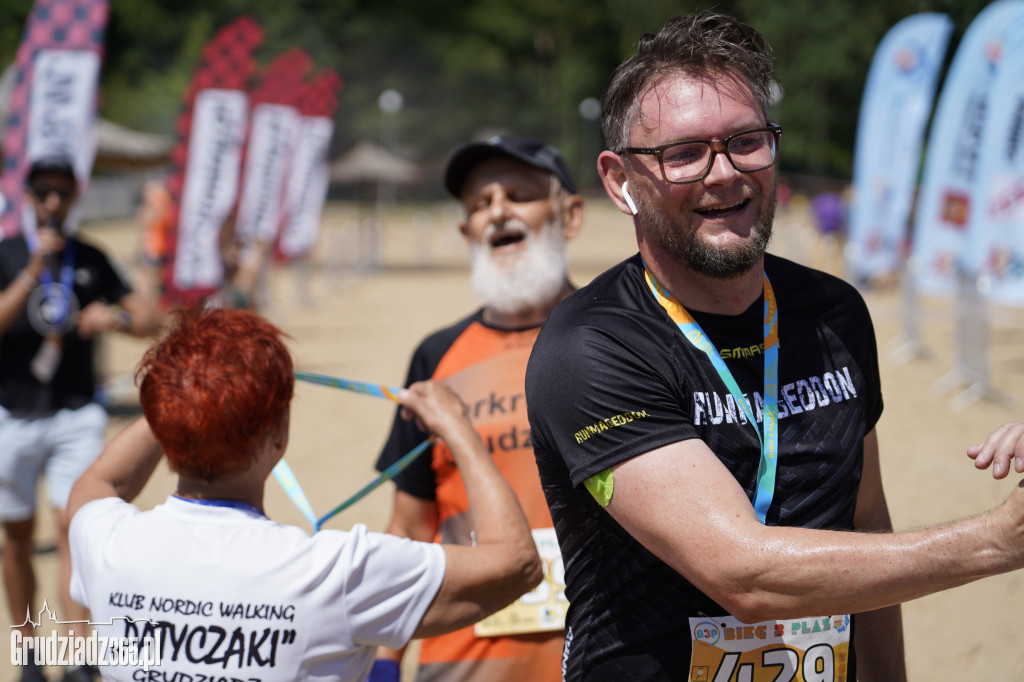 X Bieg 3 Plaż w Rudniku koło Grudziądza - zdjęcia na mecie
