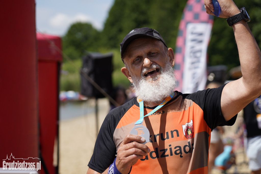 X Bieg 3 Plaż w Rudniku koło Grudziądza - zdjęcia na mecie