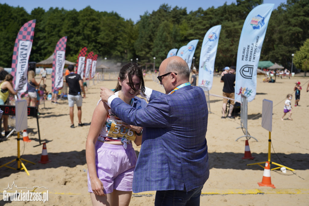 X Bieg 3 Plaż w Rudniku koło Grudziądza - zdjęcia na mecie