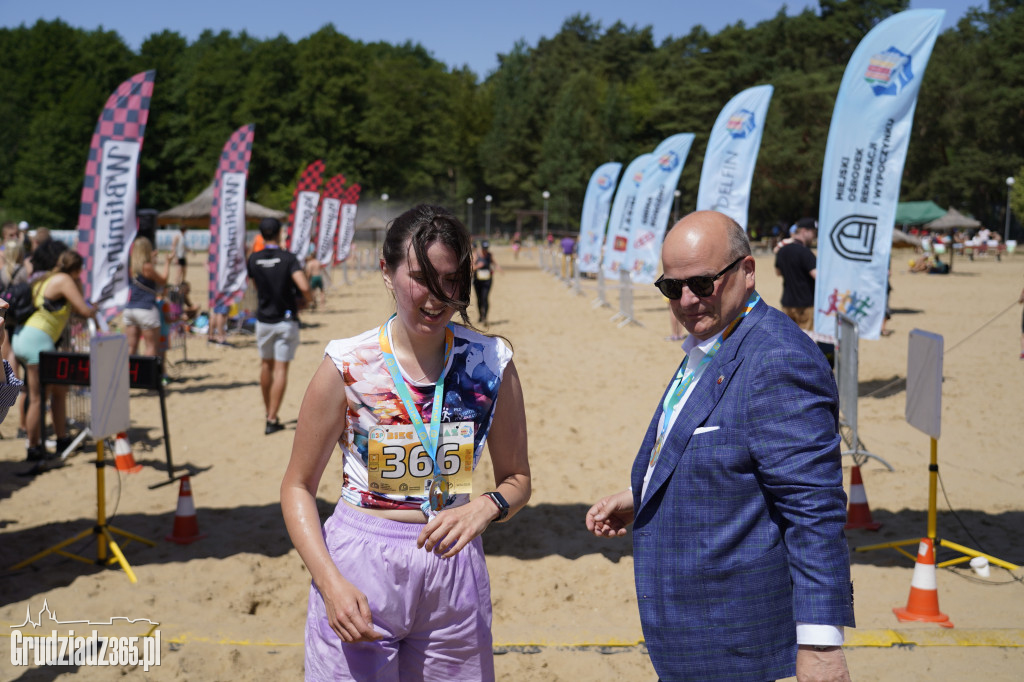 X Bieg 3 Plaż w Rudniku koło Grudziądza - zdjęcia na mecie