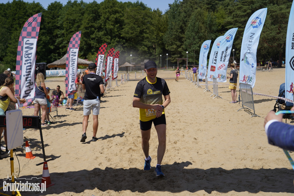 X Bieg 3 Plaż w Rudniku koło Grudziądza - zdjęcia na mecie