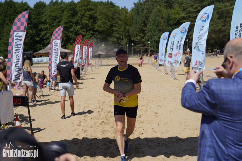 X Bieg 3 Plaż w Rudniku koło Grudziądza - zdjęcia na mecie