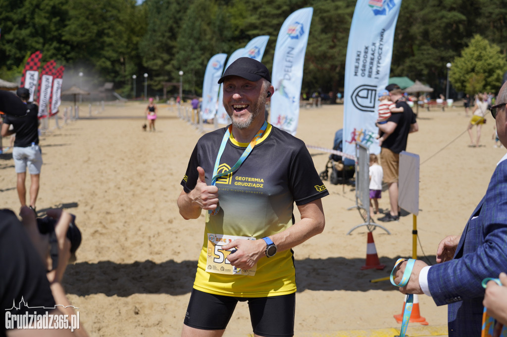 X Bieg 3 Plaż w Rudniku koło Grudziądza - zdjęcia na mecie