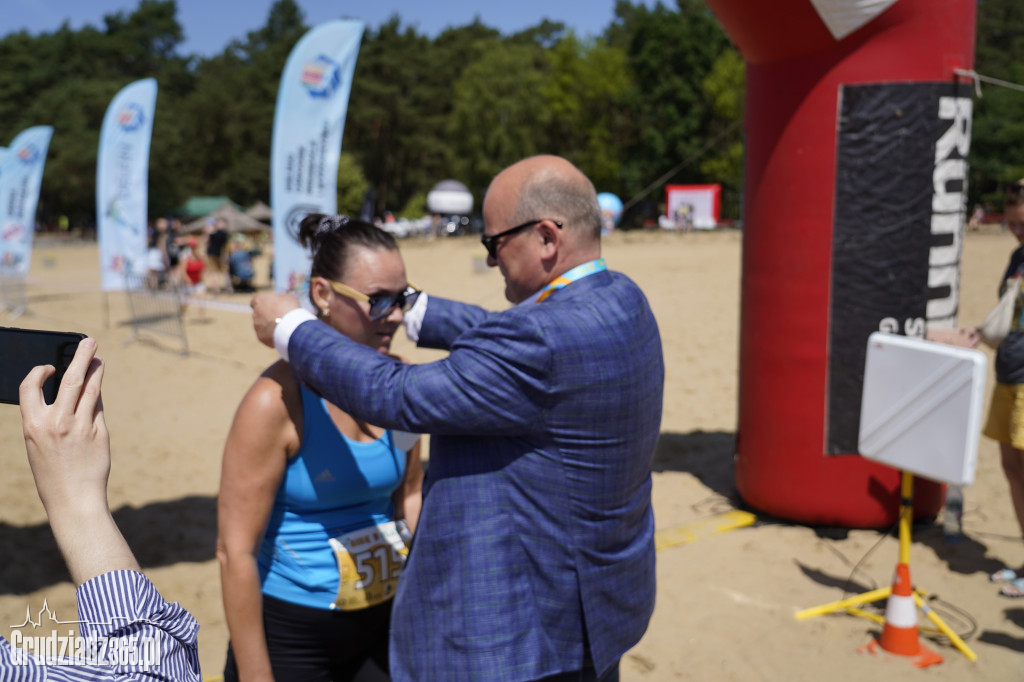 X Bieg 3 Plaż w Rudniku koło Grudziądza - zdjęcia na mecie
