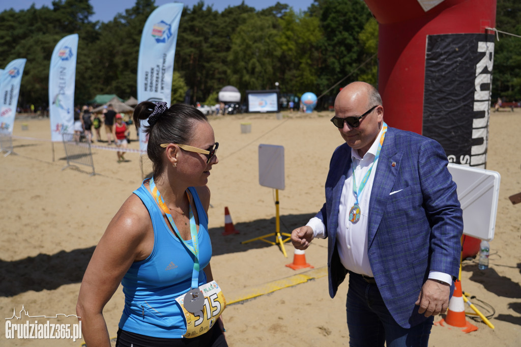 X Bieg 3 Plaż w Rudniku koło Grudziądza - zdjęcia na mecie