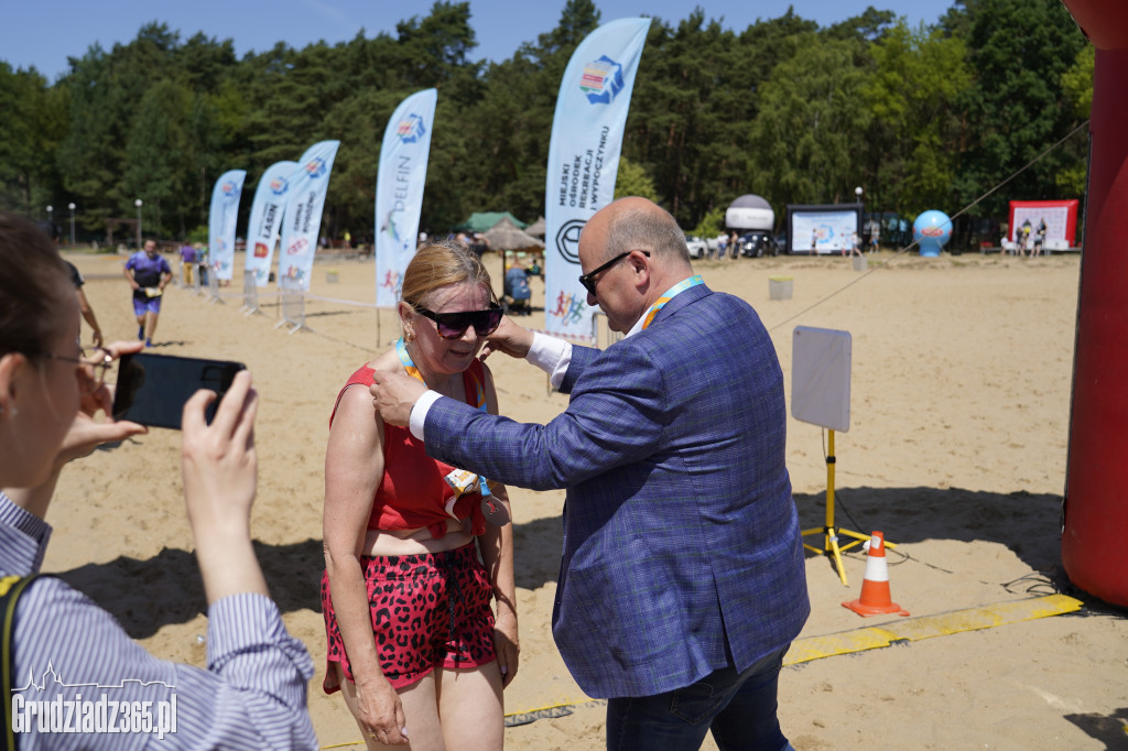 X Bieg 3 Plaż w Rudniku koło Grudziądza - zdjęcia na mecie