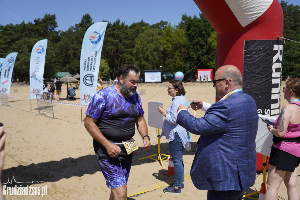 X Bieg 3 Plaż w Rudniku koło Grudziądza - zdjęcia na mecie