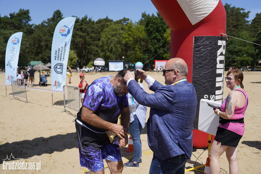 X Bieg 3 Plaż w Rudniku koło Grudziądza - zdjęcia na mecie