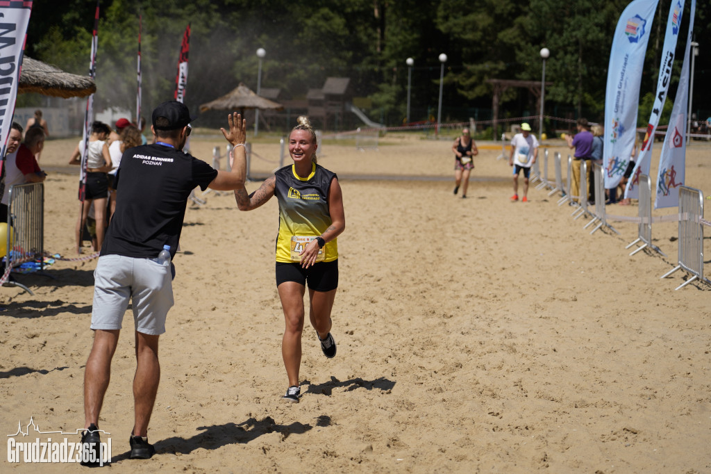 X Bieg 3 Plaż w Rudniku koło Grudziądza - zdjęcia na mecie