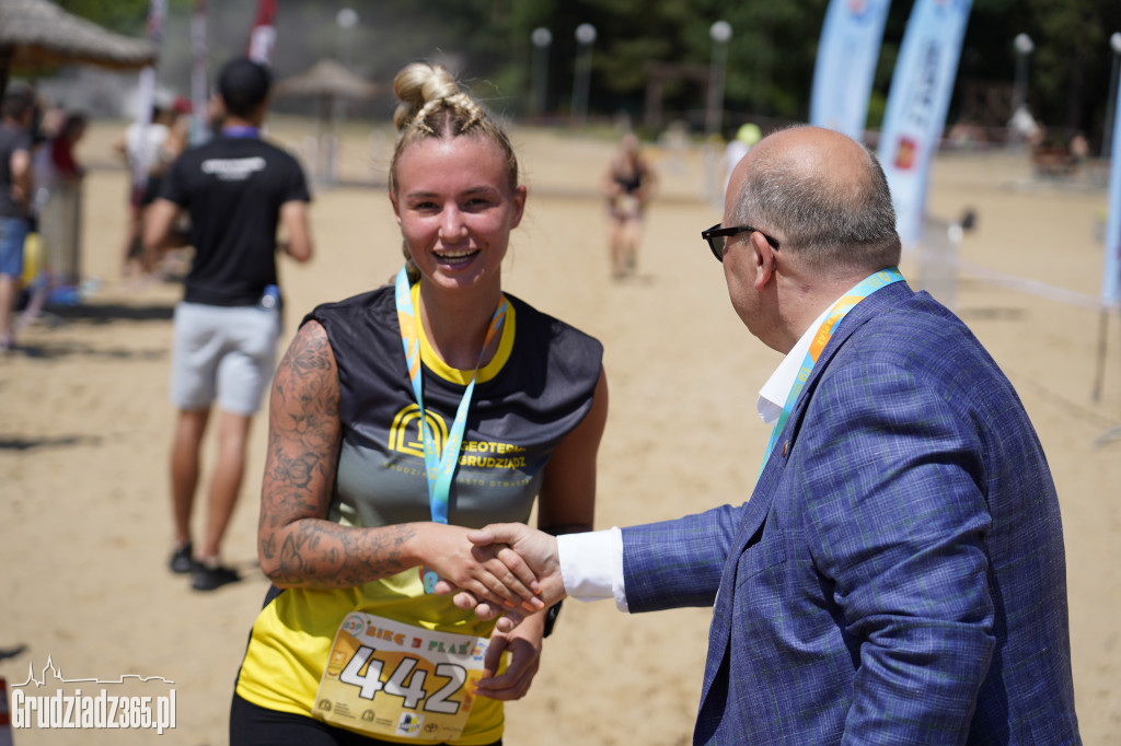 X Bieg 3 Plaż w Rudniku koło Grudziądza - zdjęcia na mecie