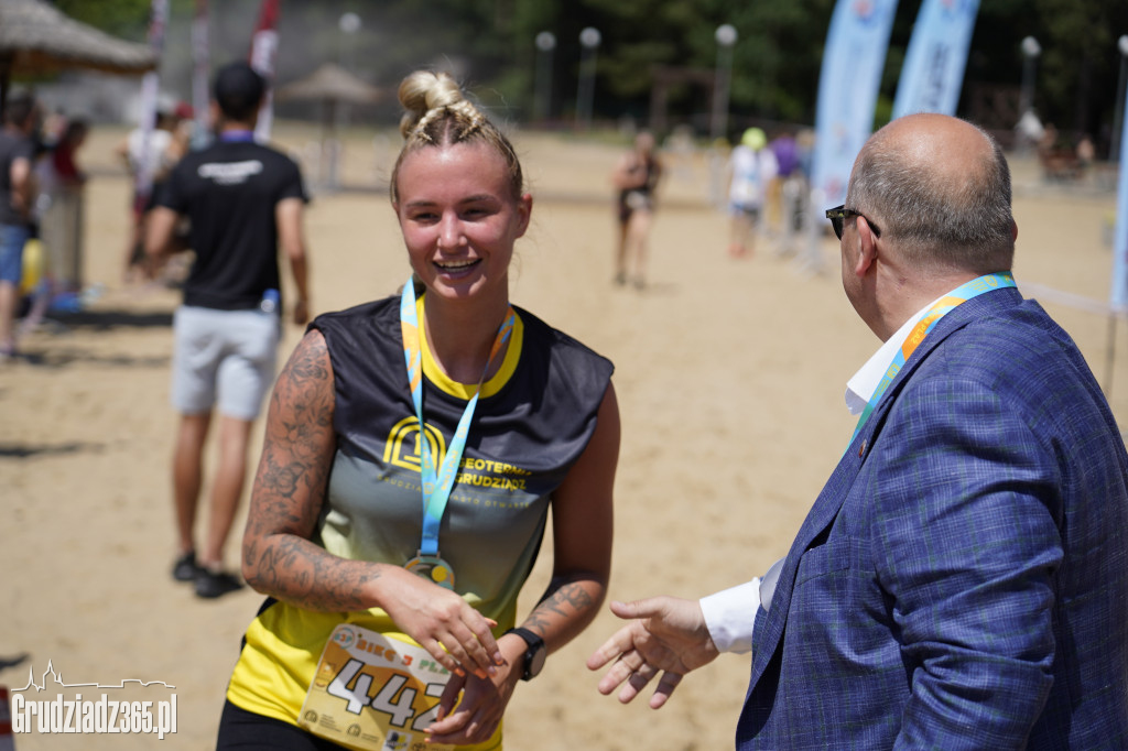 X Bieg 3 Plaż w Rudniku koło Grudziądza - zdjęcia na mecie