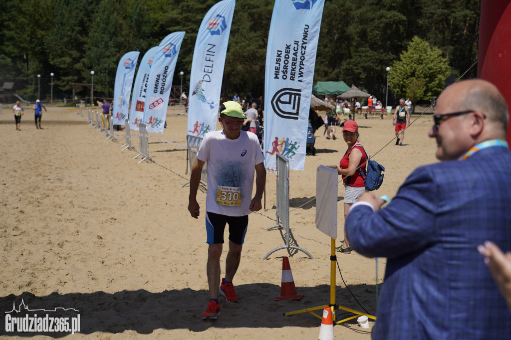 X Bieg 3 Plaż w Rudniku koło Grudziądza - zdjęcia na mecie