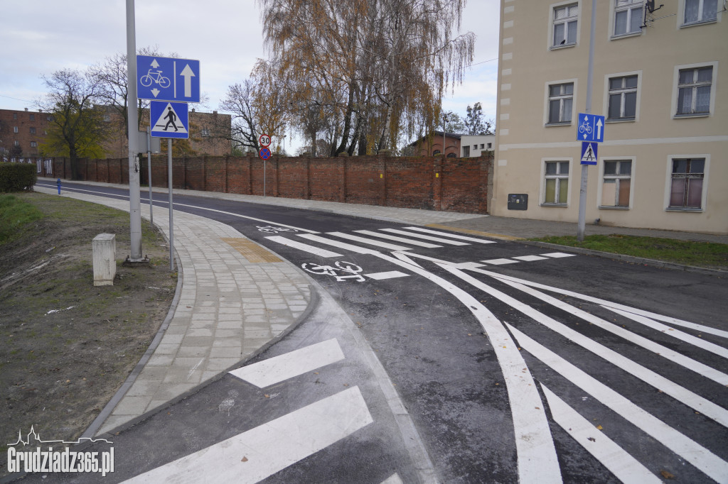 Koniec remontu ulicy Rybackiej w Grudziądzu