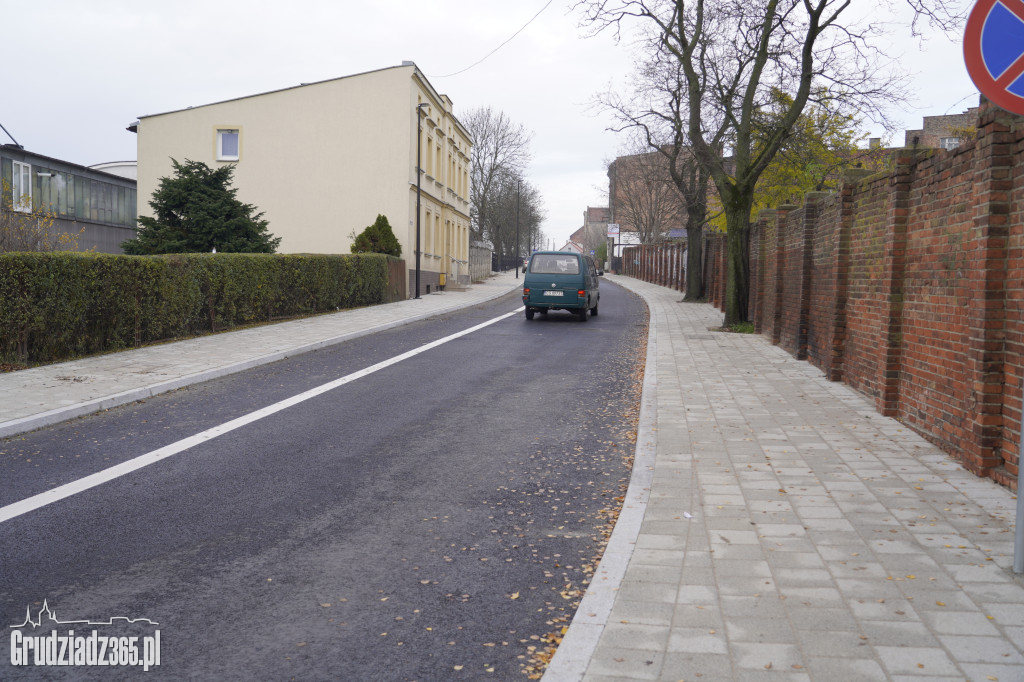 Koniec remontu ulicy Rybackiej w Grudziądzu