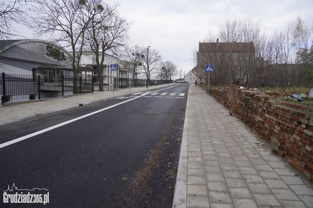 Koniec remontu ulicy Rybackiej w Grudziądzu