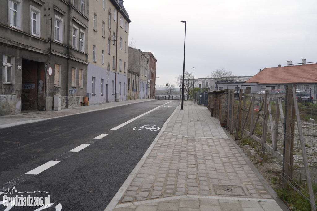 Koniec remontu ulicy Rybackiej w Grudziądzu