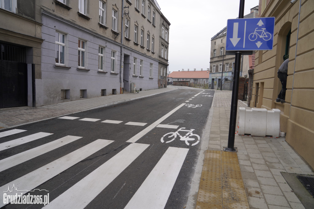 Koniec remontu ulicy Rybackiej w Grudziądzu