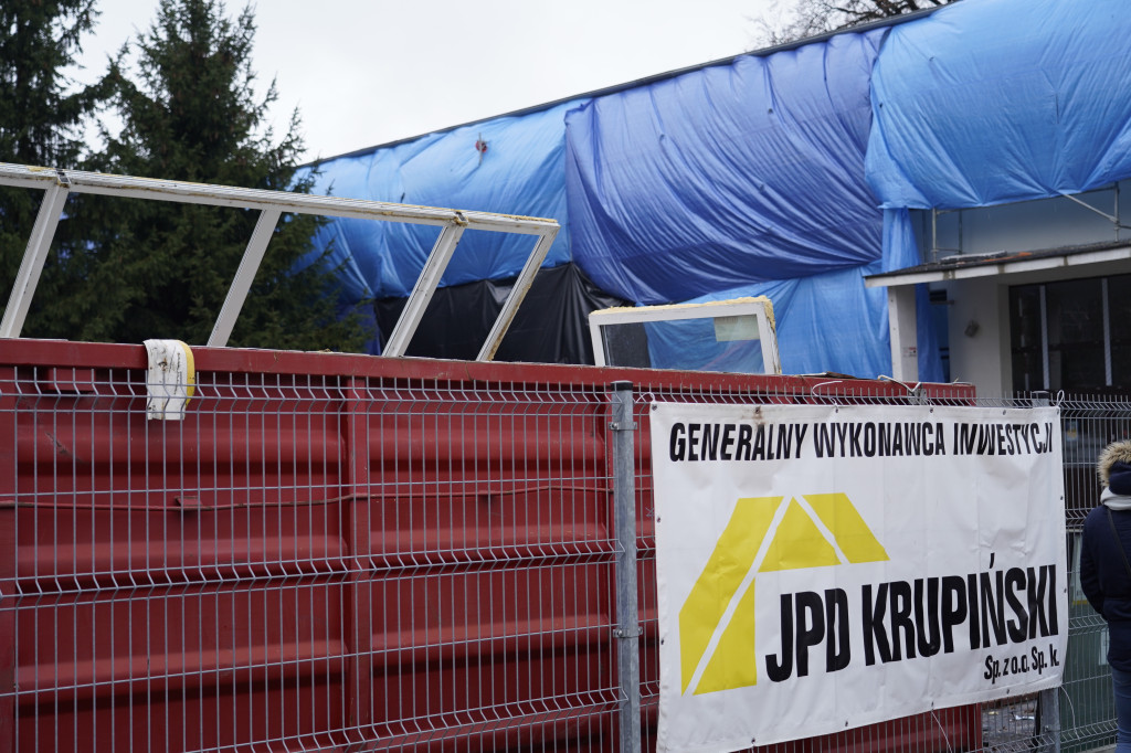 Trwają prace termomodernizacyjne w budynku SP17 w Grudziądzu