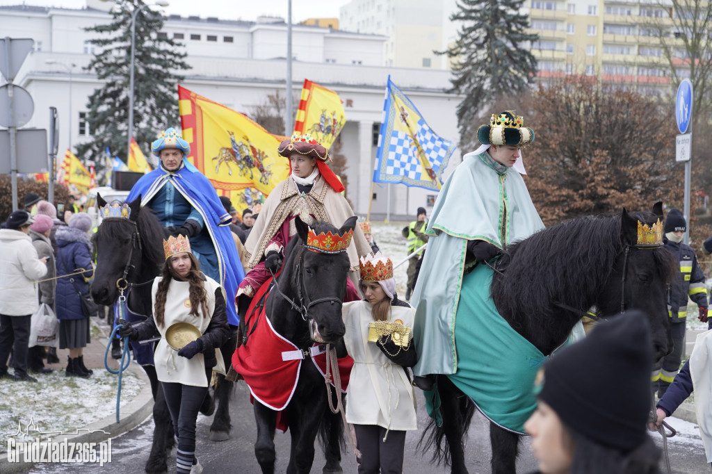Ulicami Grudziądza po raz dziesiąty przemaszerował Orszak Trzech Króli