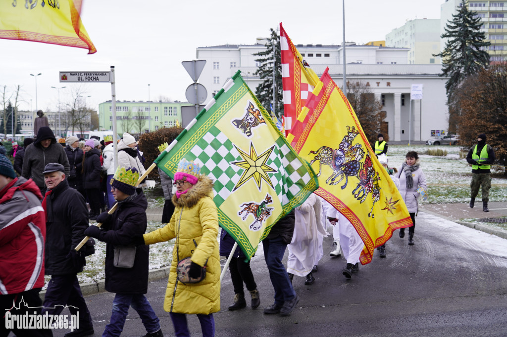 Ulicami Grudziądza po raz dziesiąty przemaszerował Orszak Trzech Króli