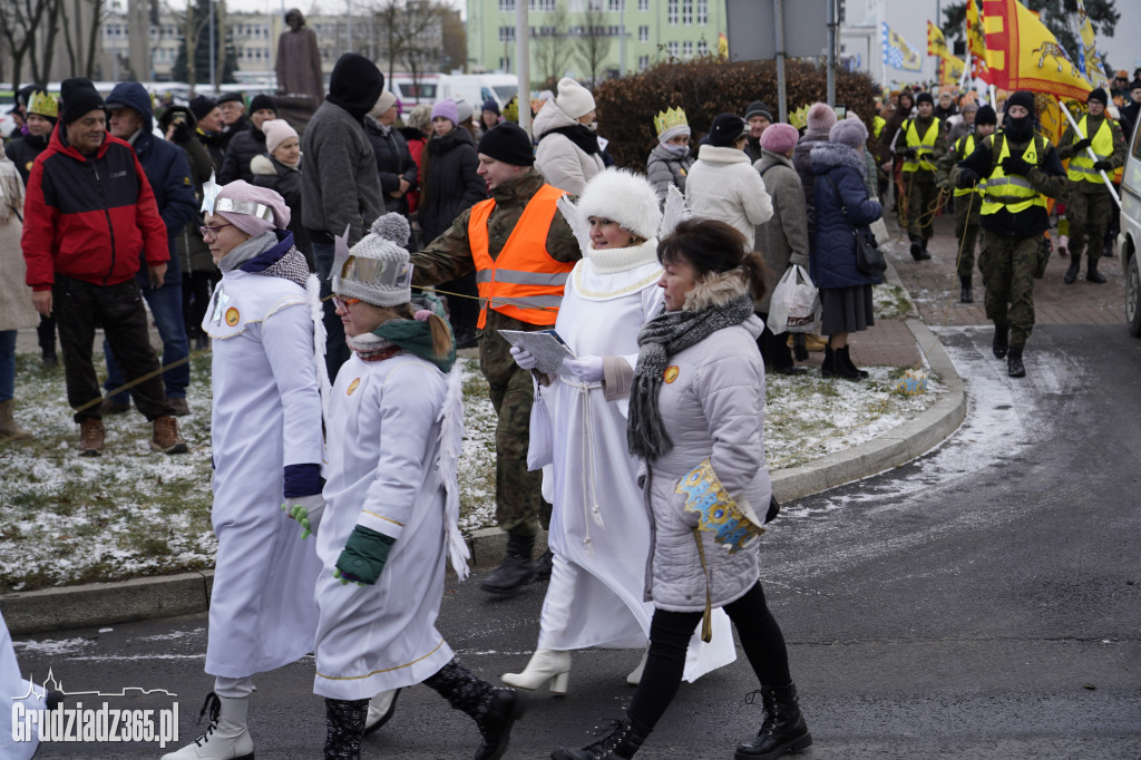 Ulicami Grudziądza po raz dziesiąty przemaszerował Orszak Trzech Króli