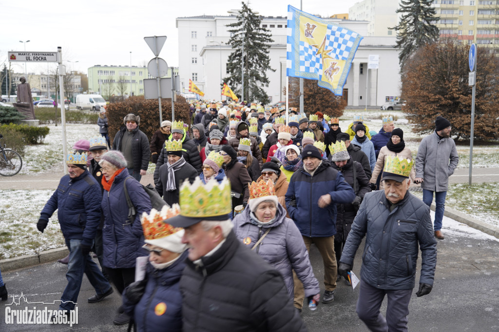Ulicami Grudziądza po raz dziesiąty przemaszerował Orszak Trzech Króli