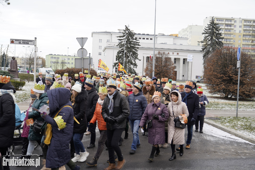 Ulicami Grudziądza po raz dziesiąty przemaszerował Orszak Trzech Króli
