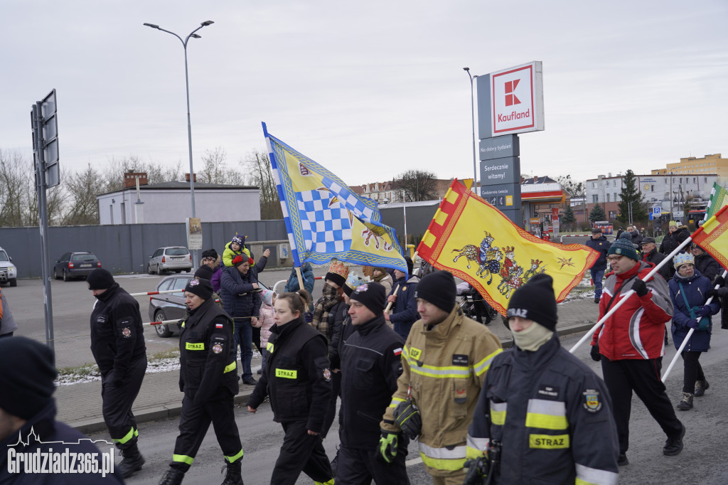 Ulicami Grudziądza po raz dziesiąty przemaszerował Orszak Trzech Króli