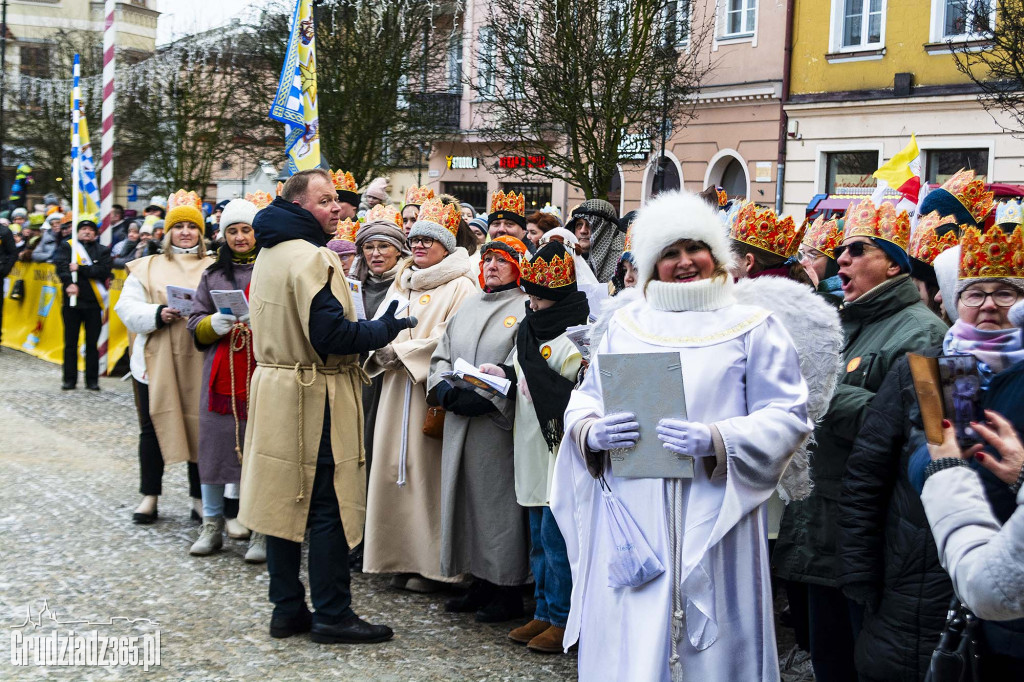 Ulicami Grudziądza po raz dziesiąty przemaszerował Orszak Trzech Króli