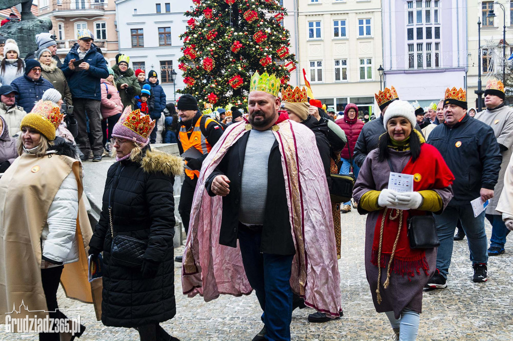 Ulicami Grudziądza po raz dziesiąty przemaszerował Orszak Trzech Króli
