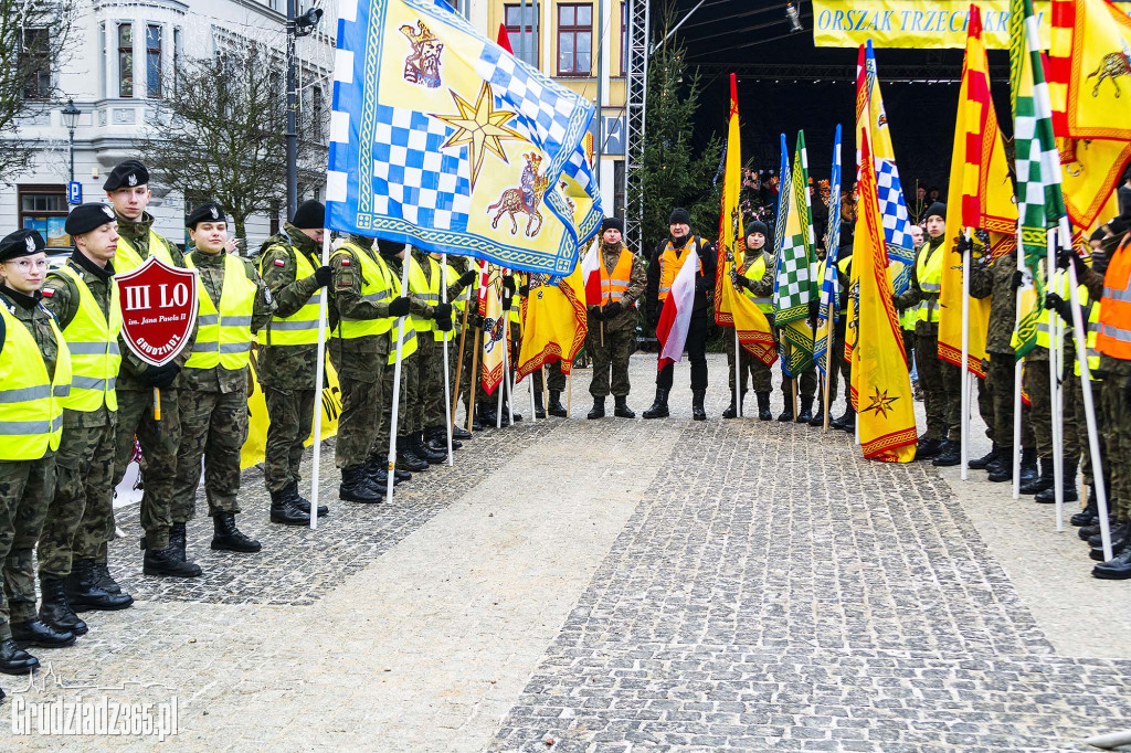 Ulicami Grudziądza po raz dziesiąty przemaszerował Orszak Trzech Króli