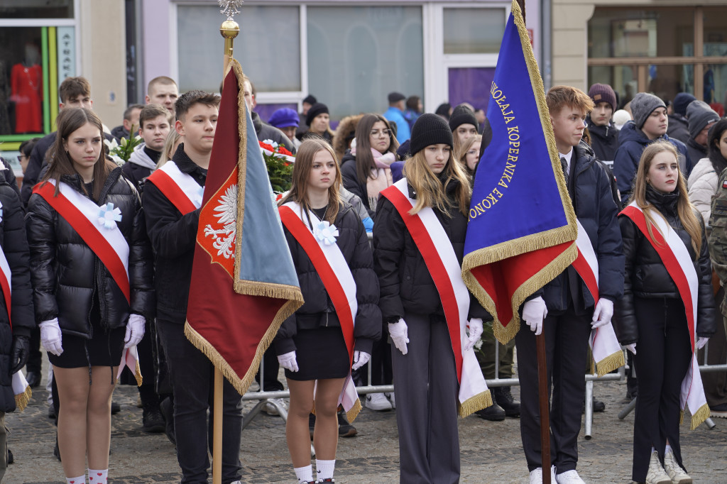 104. rocznica powrotu Grudziądza do Polski. Uroczystości na Rynku