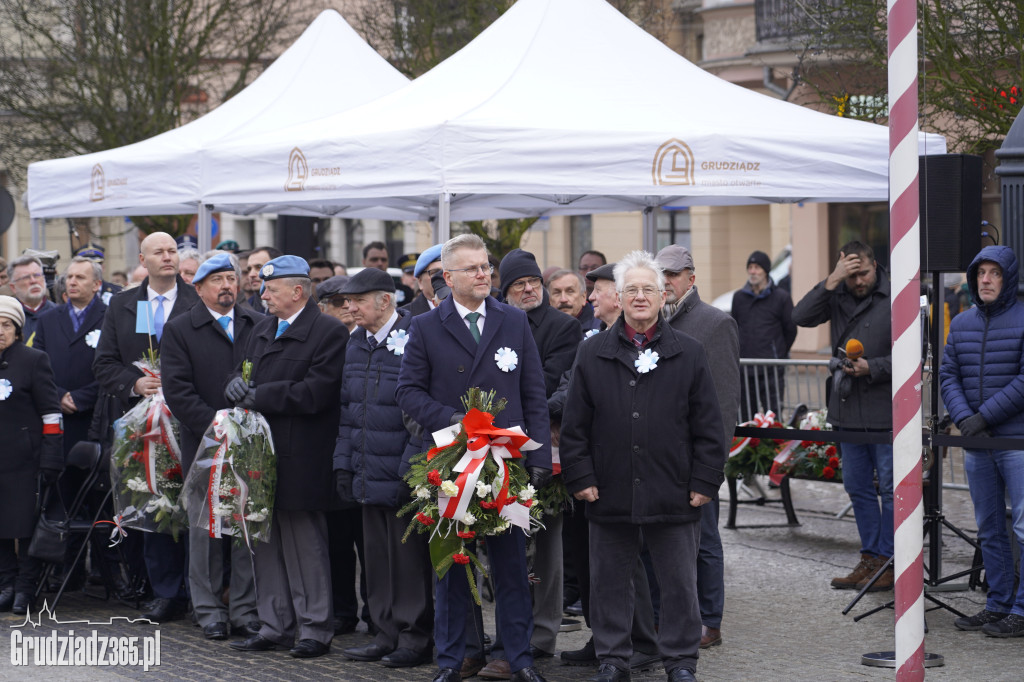 104. rocznica powrotu Grudziądza do Polski. Uroczystości na Rynku