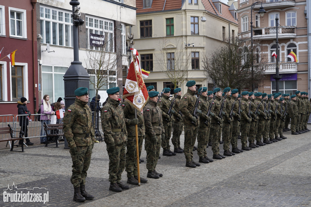 104. rocznica powrotu Grudziądza do Polski. Uroczystości na Rynku