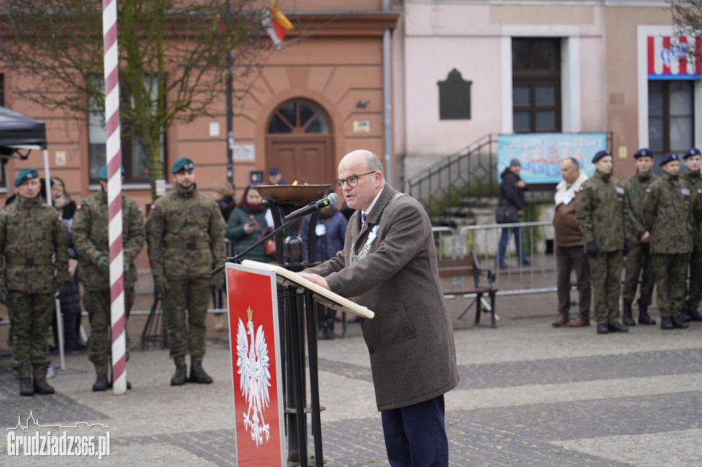 104. rocznica powrotu Grudziądza do Polski. Uroczystości na Rynku