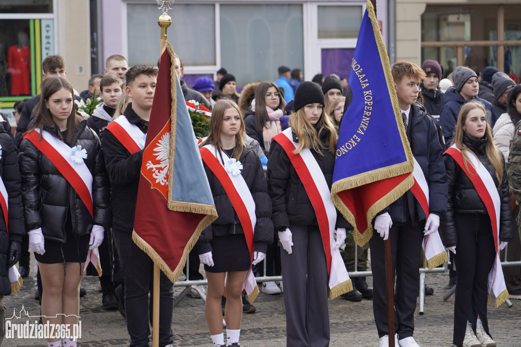 104. rocznica powrotu Grudziądza do Polski. Uroczystości na Rynku