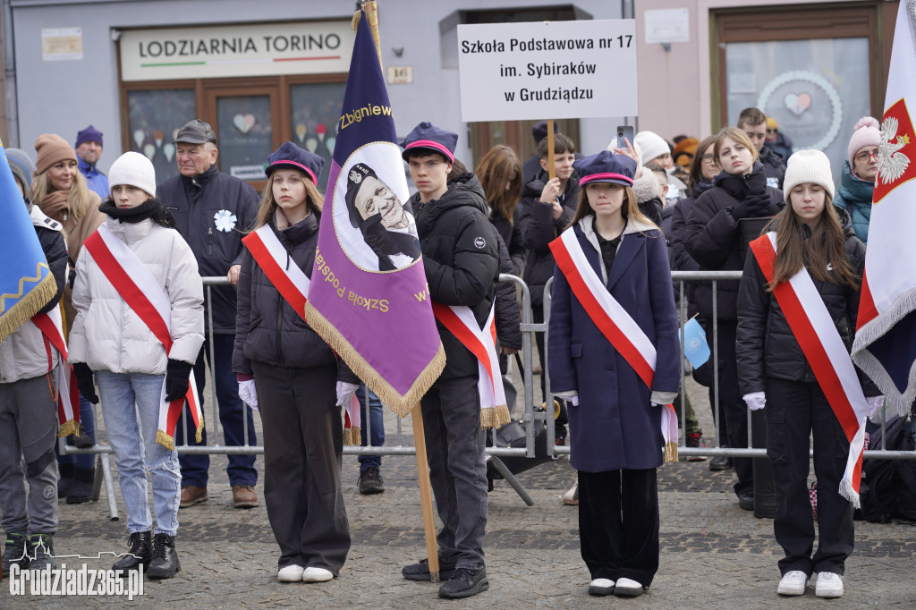 104. rocznica powrotu Grudziądza do Polski. Uroczystości na Rynku