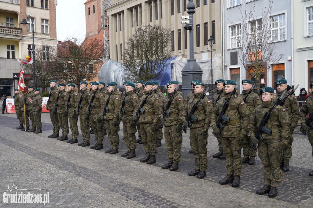 104. rocznica powrotu Grudziądza do Polski. Uroczystości na Rynku