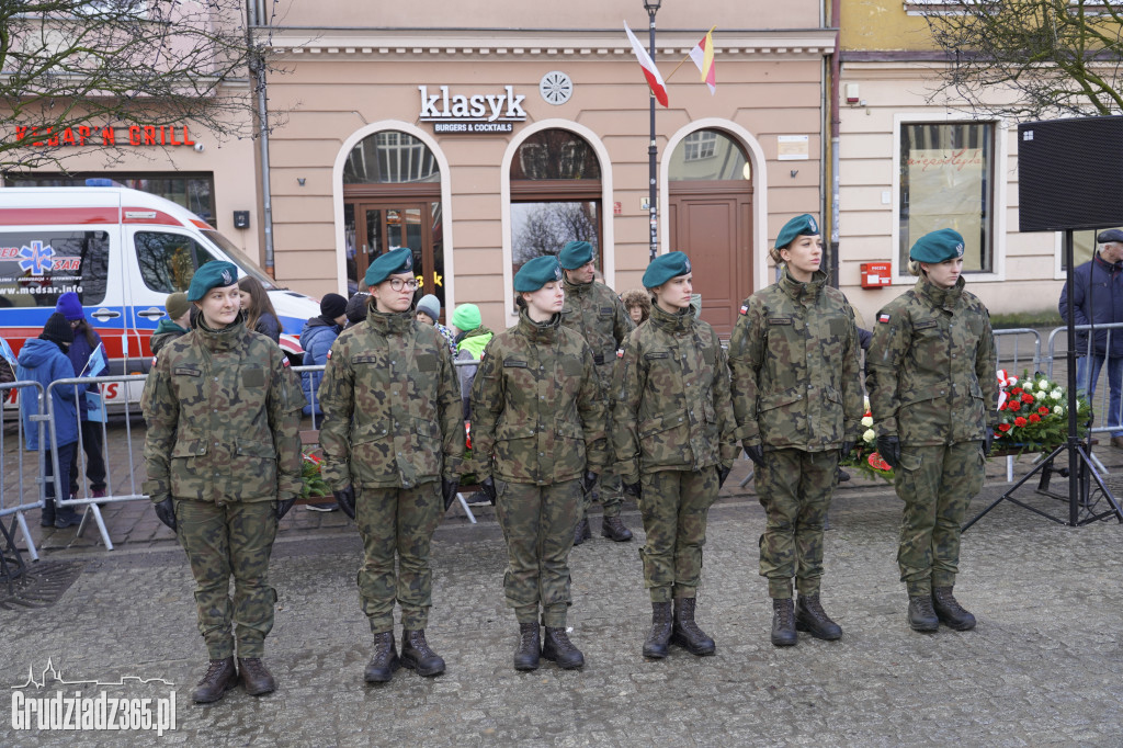 104. rocznica powrotu Grudziądza do Polski. Uroczystości na Rynku