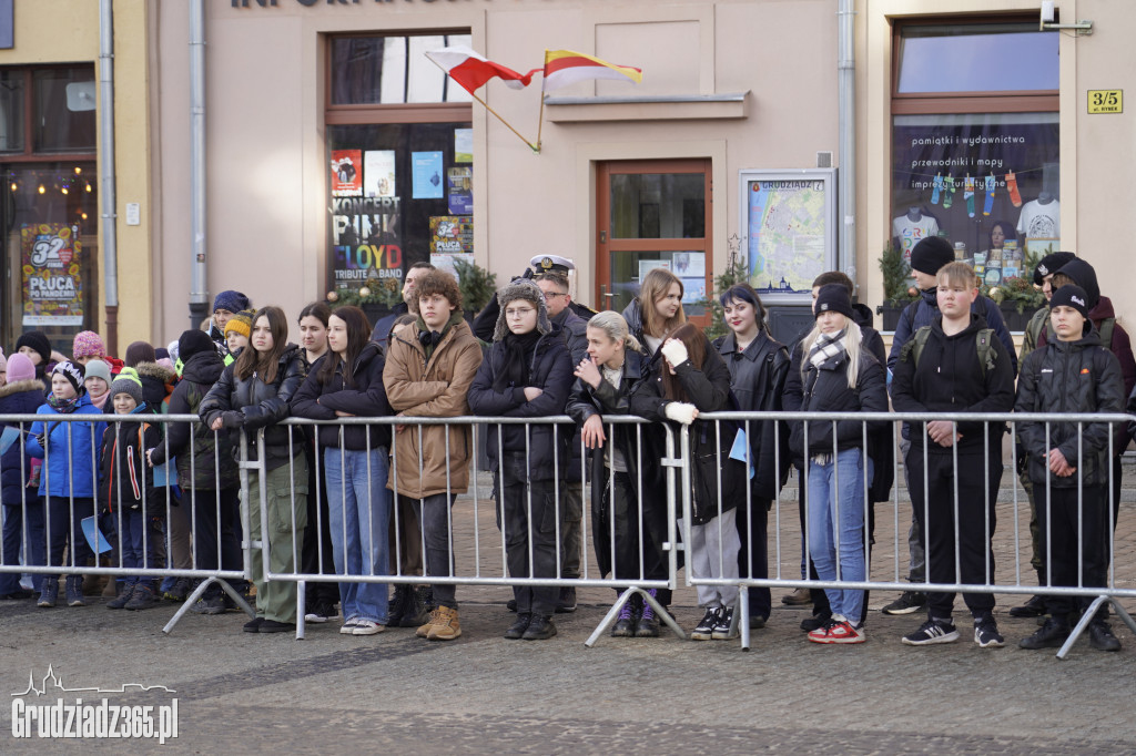 104. rocznica powrotu Grudziądza do Polski. Uroczystości na Rynku