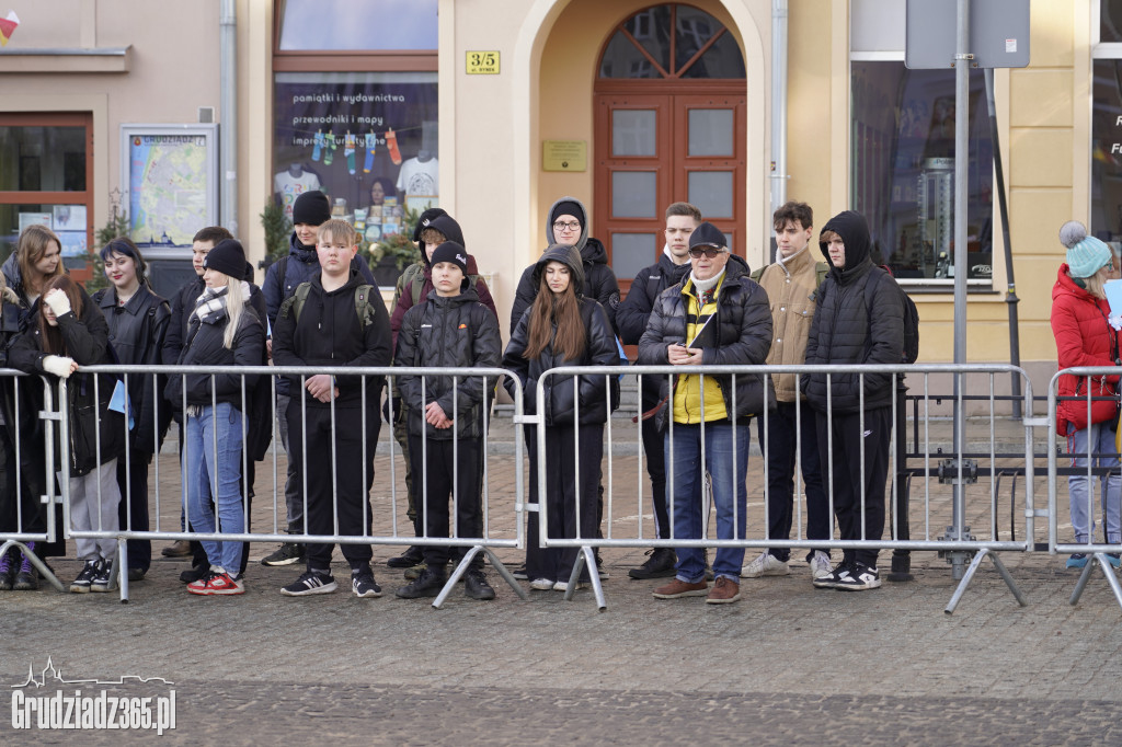 104. rocznica powrotu Grudziądza do Polski. Uroczystości na Rynku