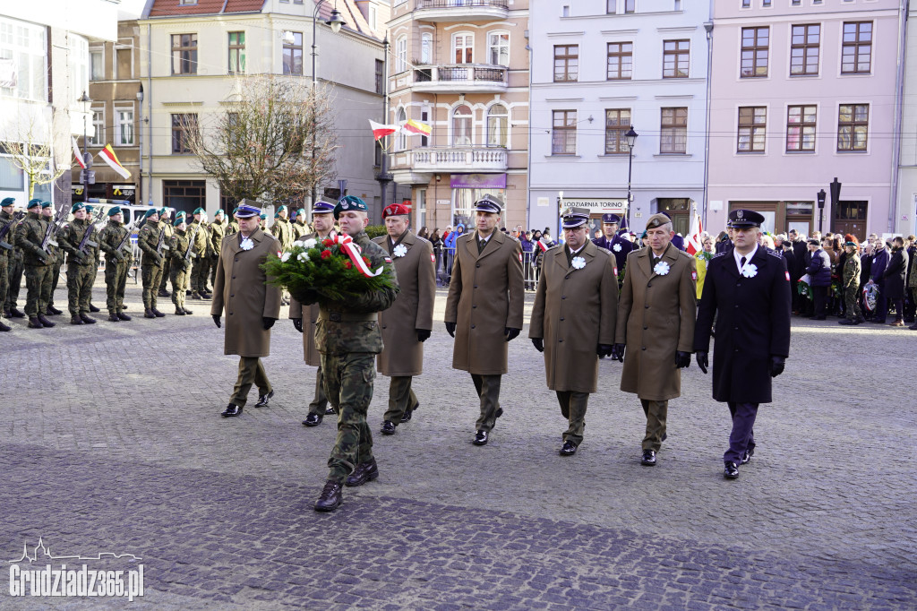 104. rocznica powrotu Grudziądza do Polski. Uroczystości na Rynku