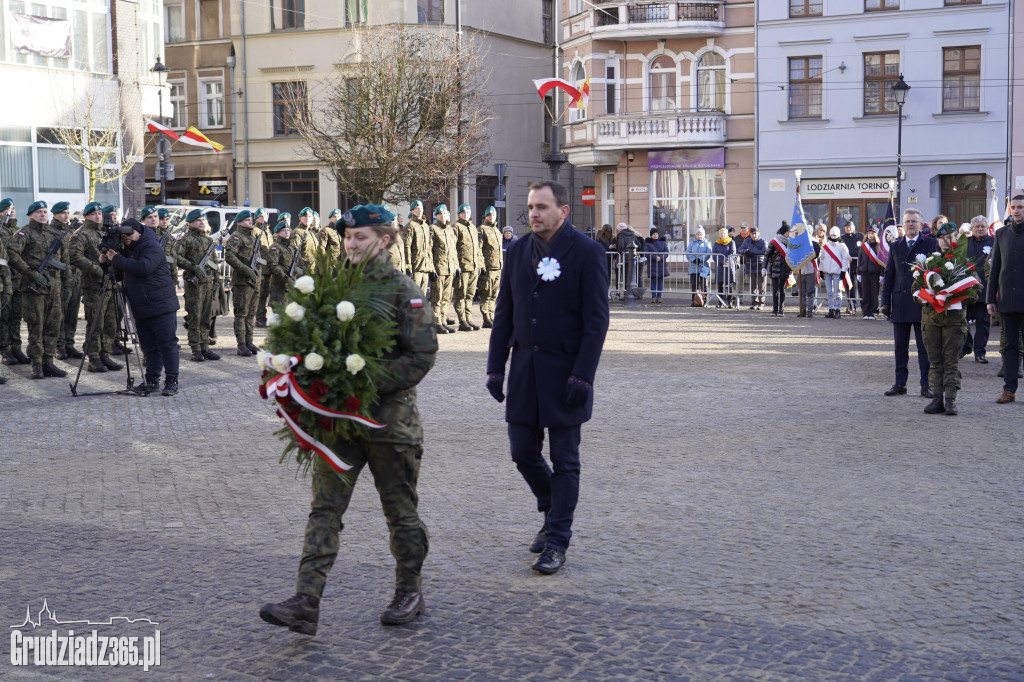 104. rocznica powrotu Grudziądza do Polski. Uroczystości na Rynku