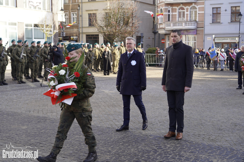 104. rocznica powrotu Grudziądza do Polski. Uroczystości na Rynku