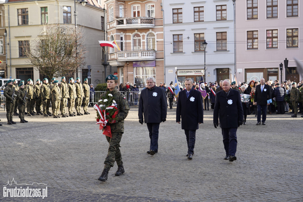 104. rocznica powrotu Grudziądza do Polski. Uroczystości na Rynku