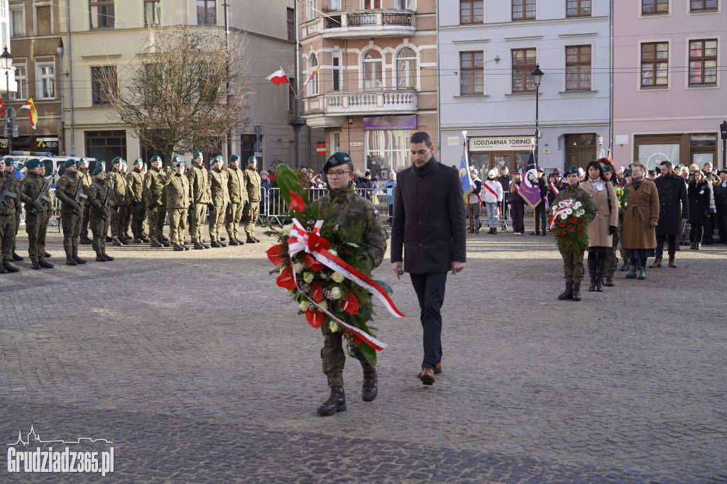 104. rocznica powrotu Grudziądza do Polski. Uroczystości na Rynku