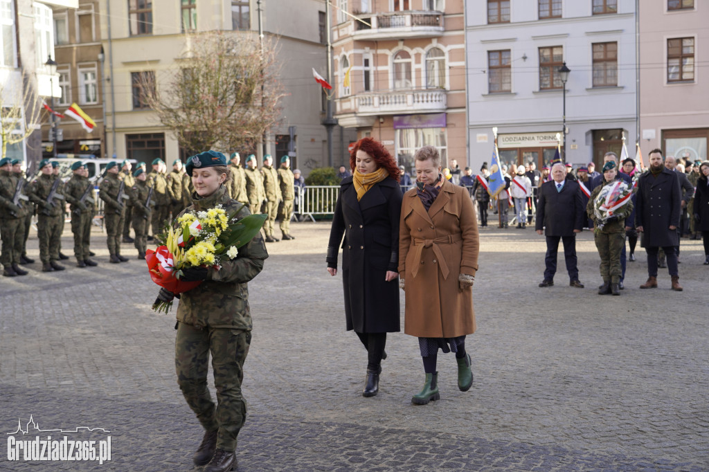 104. rocznica powrotu Grudziądza do Polski. Uroczystości na Rynku