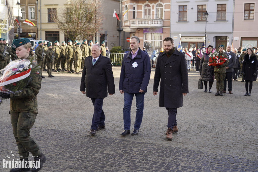 104. rocznica powrotu Grudziądza do Polski. Uroczystości na Rynku